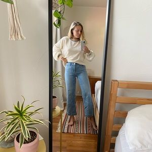 PAIGE Slim Wide Leg Jeans